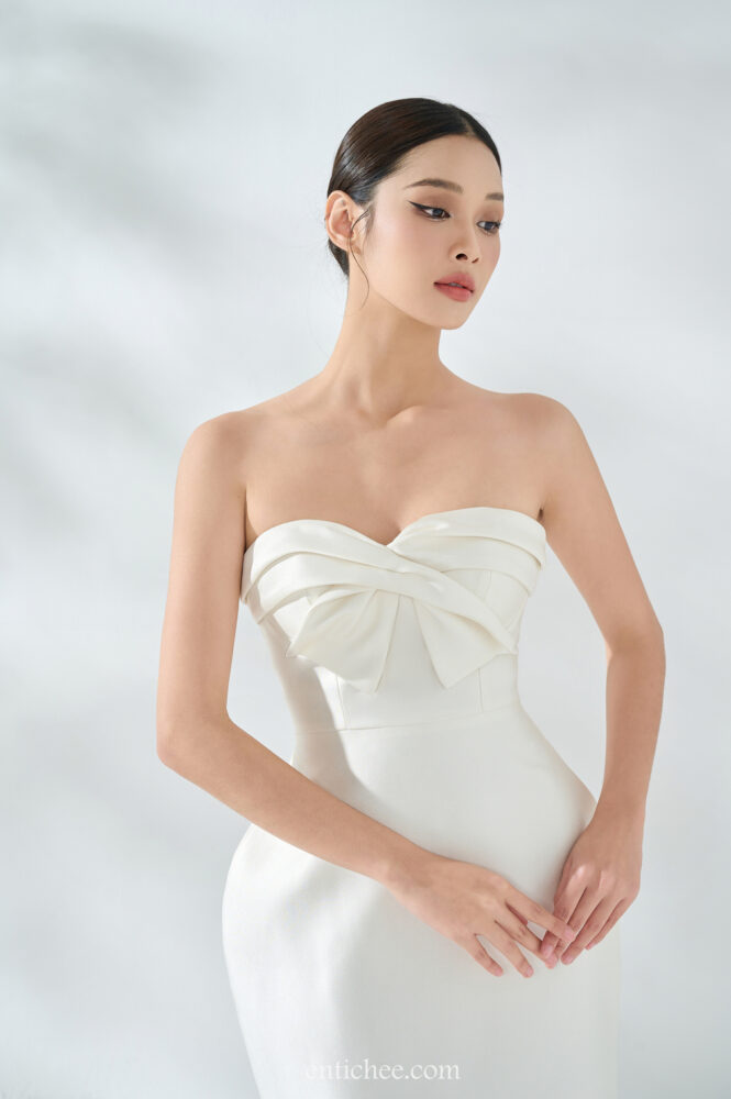LIANA TWISTED CHEST DRESS