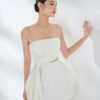 SEINE PLEATED MINI DRESS