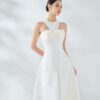 CARINA PLEATED CHEST MIDI DRESS